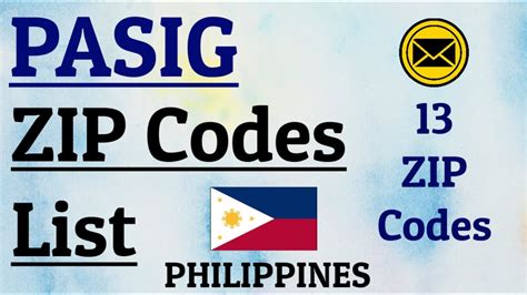 postcode pasig city|Pasig City Zip Code .